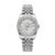 ساعة رولكس ديت جست (Rolex Datejust) فضية مرصعة بالفصوص - إصدار كلاسيكي.