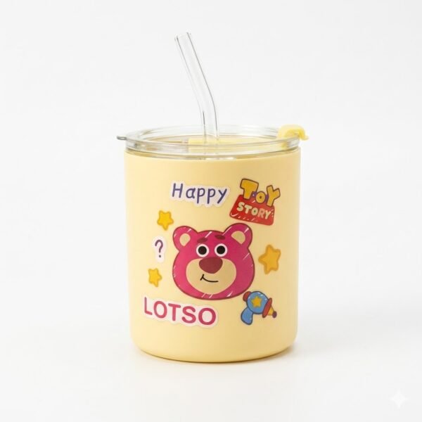 كوب زجاجي لوتسو (Lotso Toy Story Glass Cup)